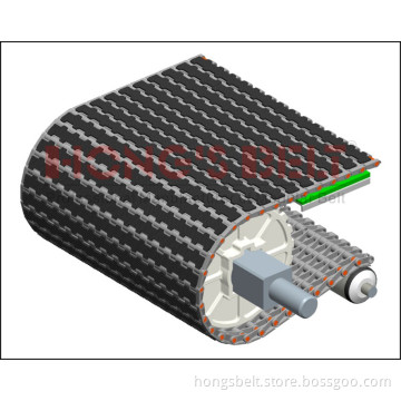 19mm Pitch Food Grade Industry Modular Plastic Conveyor Belt